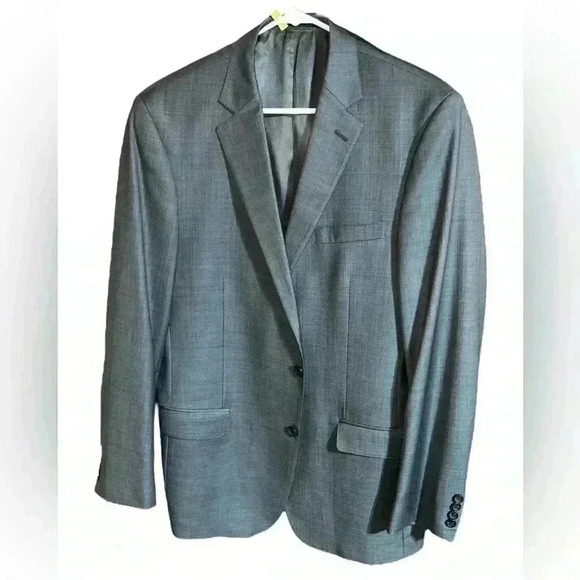 Hart Schaffner Marx Von Maur Gray Sport Coat Blazer Men’s Size 44L - Picture 7 of 7